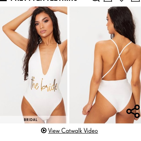 pretty little thing bride swimsuit